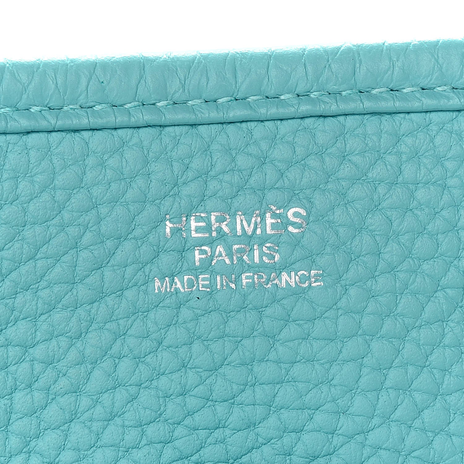 Hermes Taurillon Clemence Evelyne III PM Bleu Atoll 6 of 9