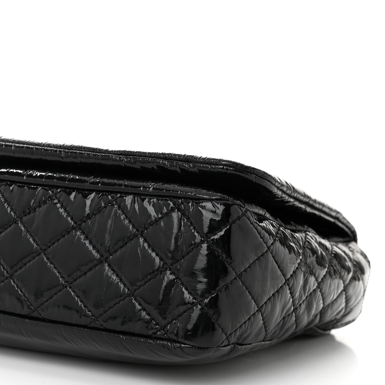 Chanel Vinyl XL Rock and Chain Flap Black 10 of 10