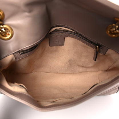 Gucci Calfskin Matelasse Medium GG Marmont Shoulder Bag Porcelain Rose 5 of 9