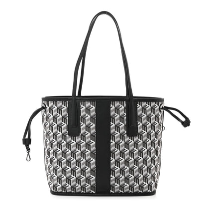 MCM Visetos Small Liz Reversible Shopper Tote Black 1 of 17