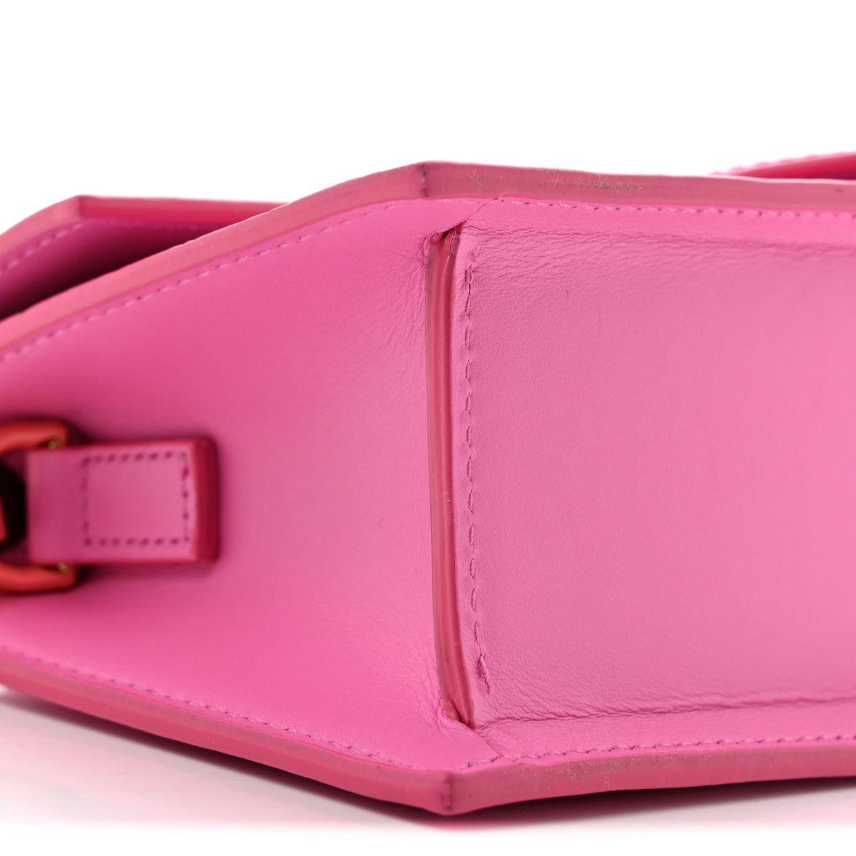 Smooth Calfskin Le Grand Bambino Neon Pink