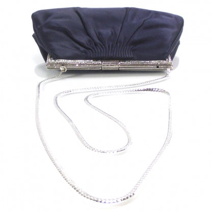 Judith Leiber Satin Evening Bag Navy 5 of 10