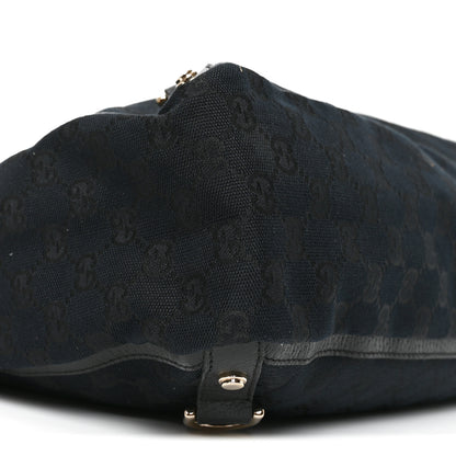 Gucci Monogram Large Abbey Tote Black 9 of 10