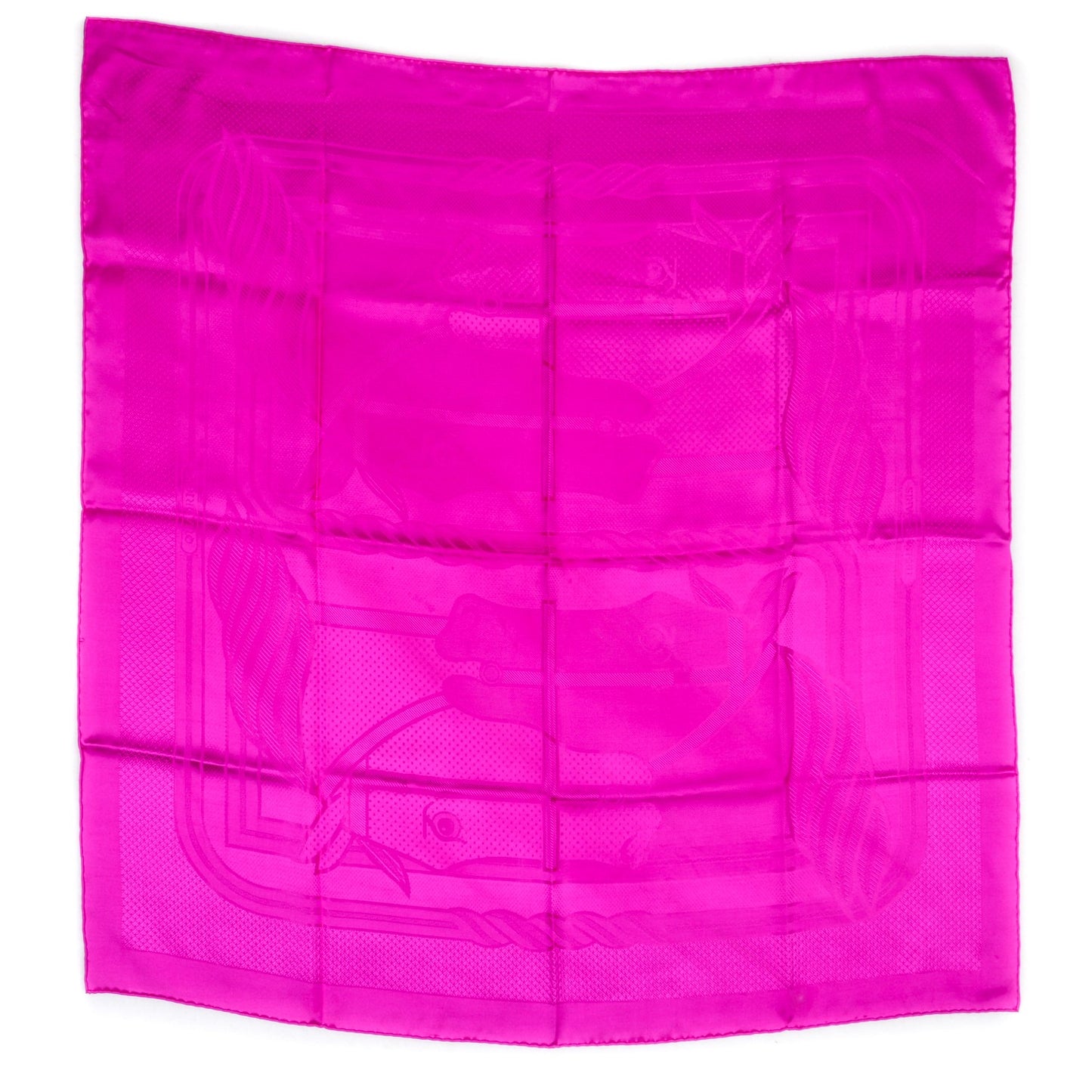 Silk Quadrige Scarf 90 Cyclamen