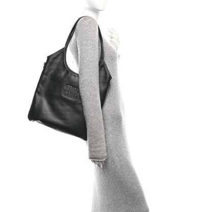 Miu Miu Nappa Ivy Bag Black 2 of 9