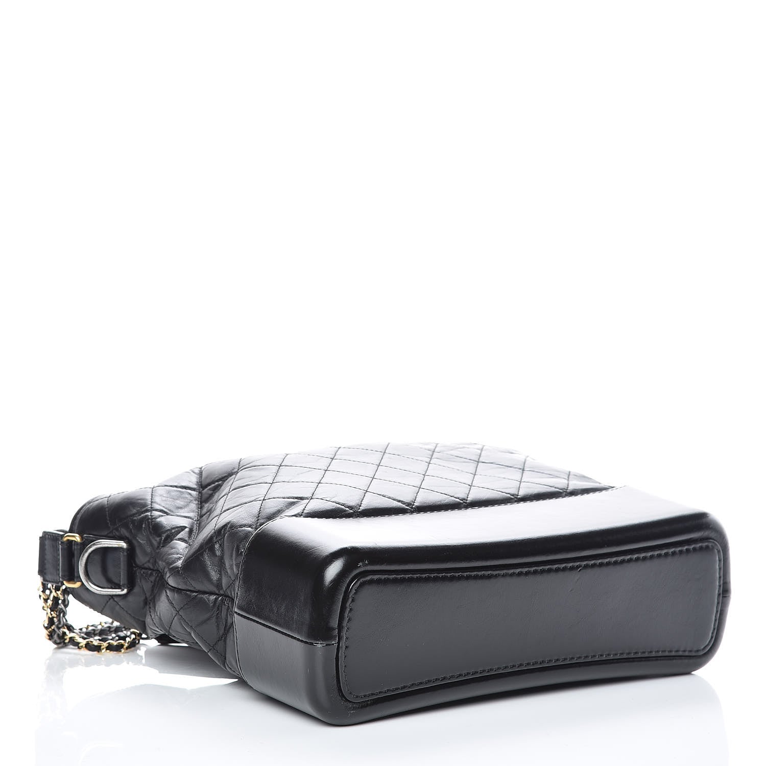 Chanel Aged Calfskin Quilted Large Gabrielle Hobo Black 4 of 9