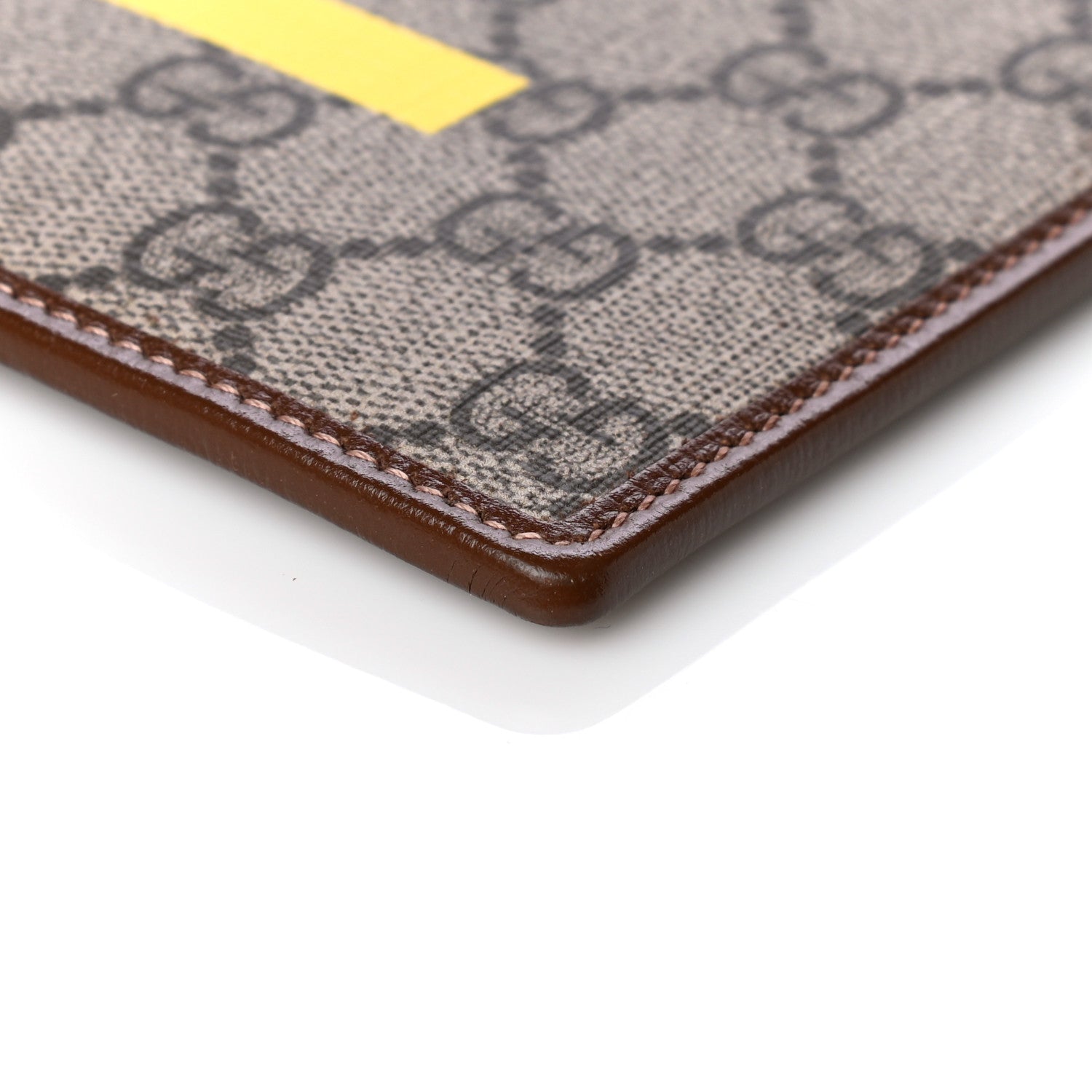 Gucci GG Supreme Monogram Fake/Not Interlocking G Documents Holder Beige Brown Sugar 9 of 10