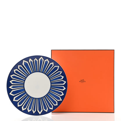 Hermes Porcelain Bleus D'Ailleurs Dinner Plate 8 of 8