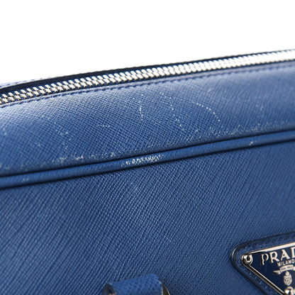 Prada Saffiano Travel Briefcase Bluette 8 of 18