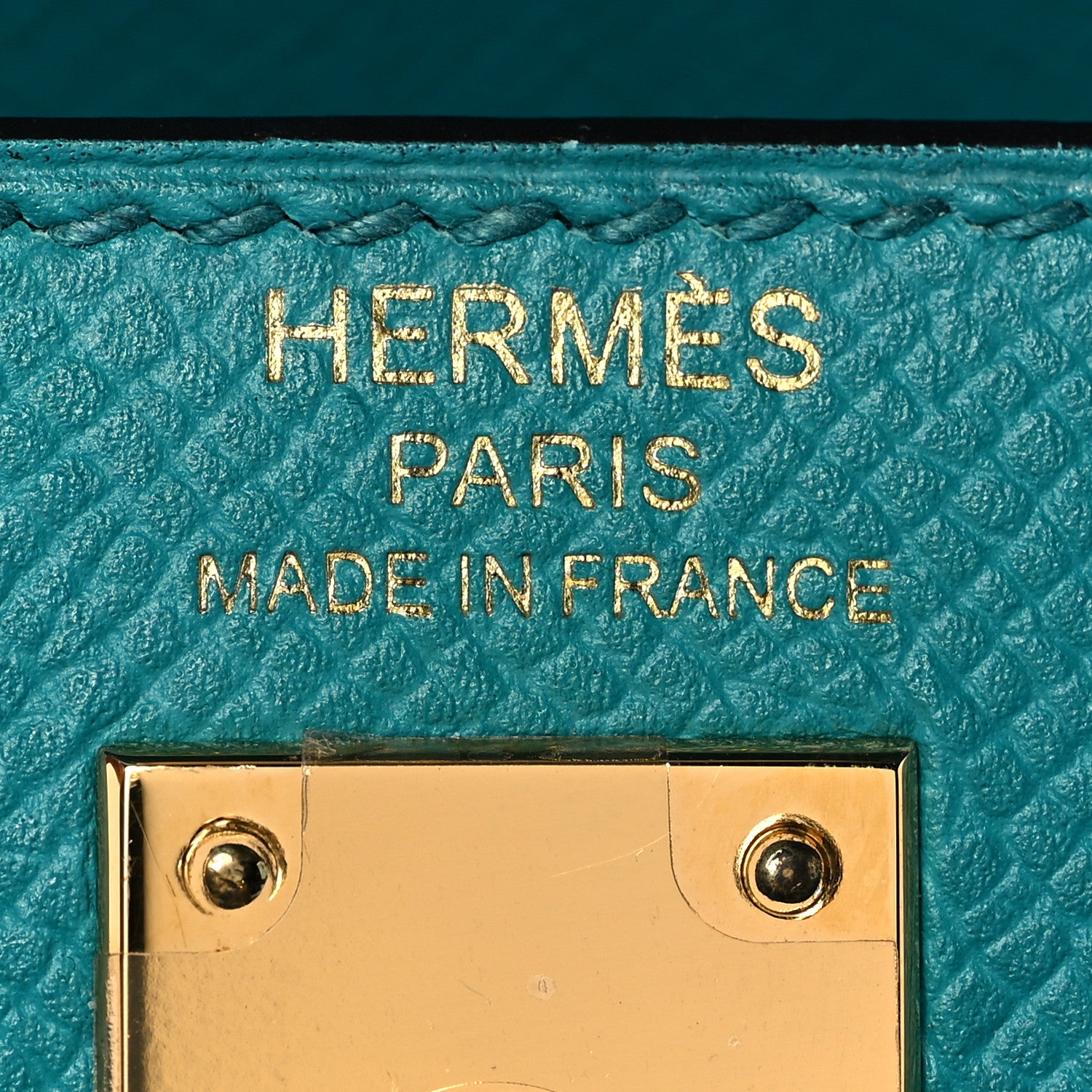 Hermes Epsom Kelly Sellier 25 Bleu Paon 23 of 37