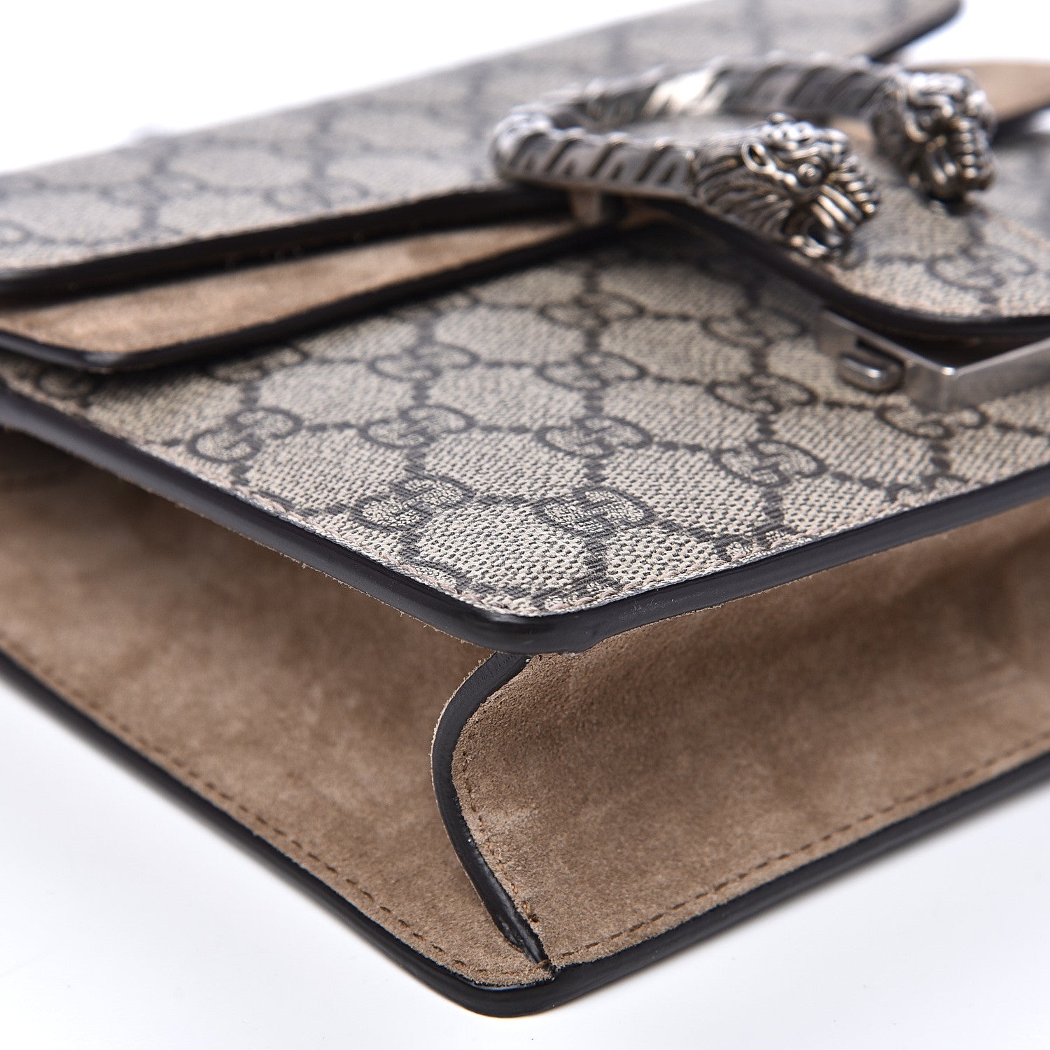 Gucci GG Supreme Monogram Mini Dionysus Shoulder Bag Taupe 6 of 12