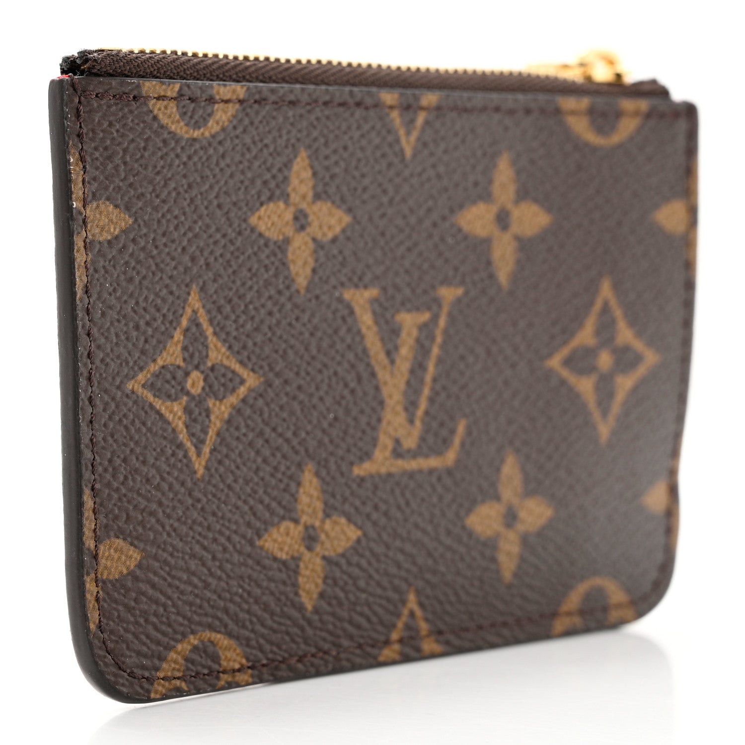 Louis Vuitton Monogram Zipped Romy Card Holder Red 3 of 7