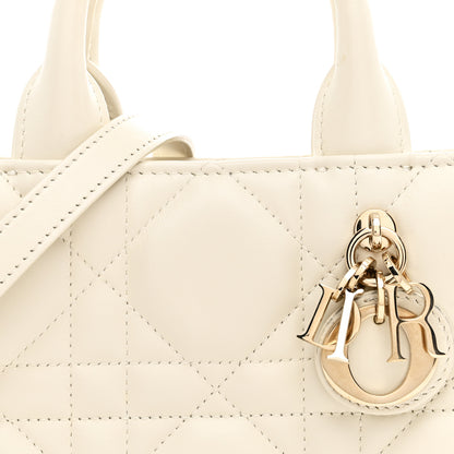 Christian Dior Calfskin Macrocannage Mini Book Tote Latte 8 of 11