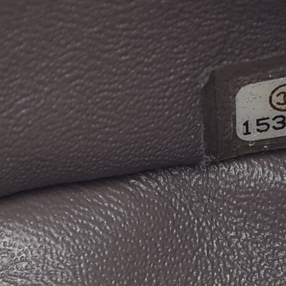 Chanel Patent Calfskin Quilted Maxi Double Flap Grey 7 of 15