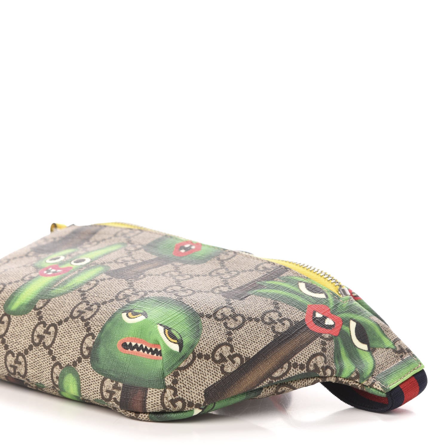Gucci GG Supreme Monogram Smiling Plants Childrens Belt Bag Multicolor 9 of 10
