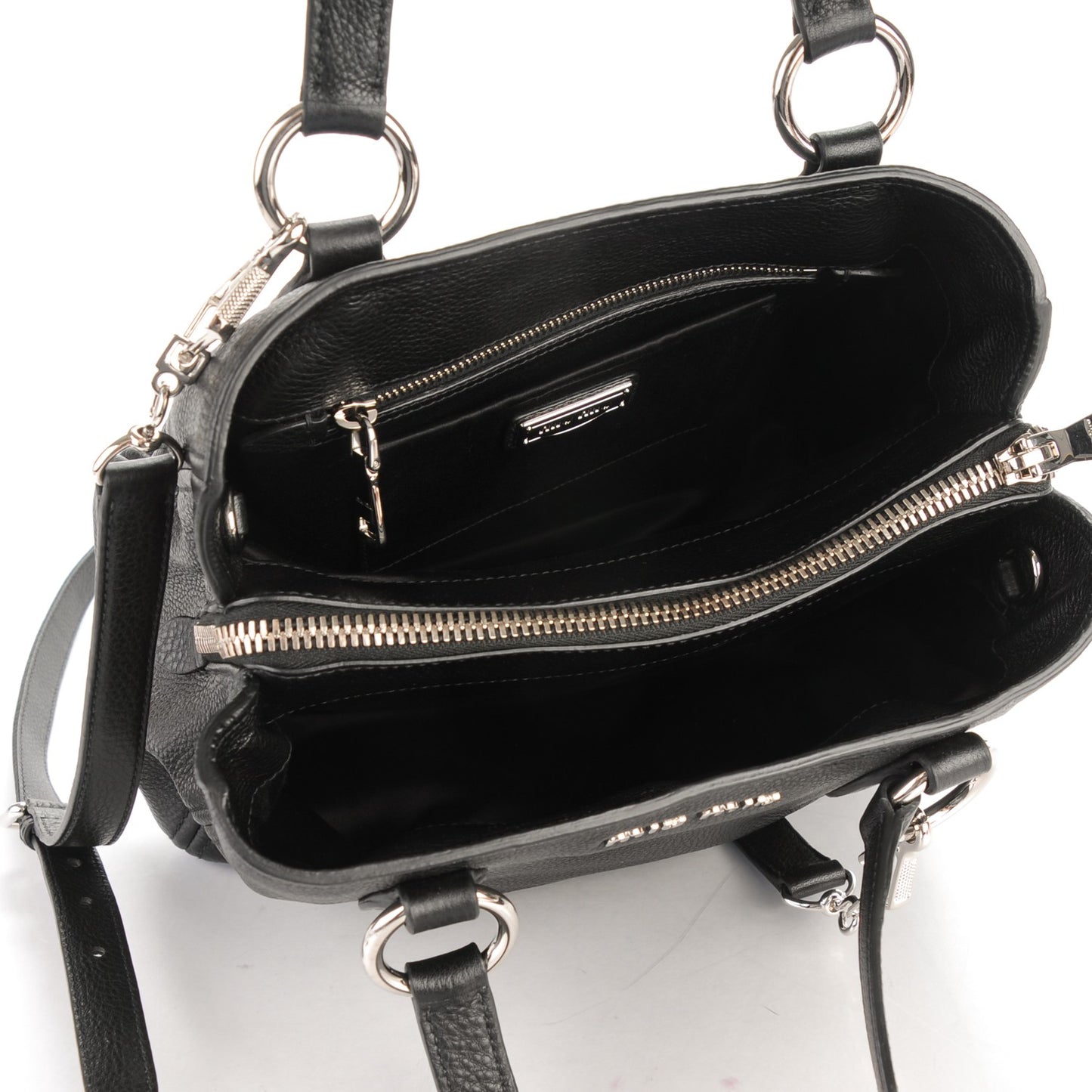 Vitello Phenix Tote Nero Black
