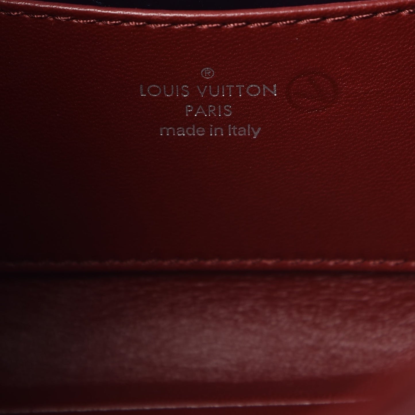 Lambskin Malletage GO-14 PM Bordeaux