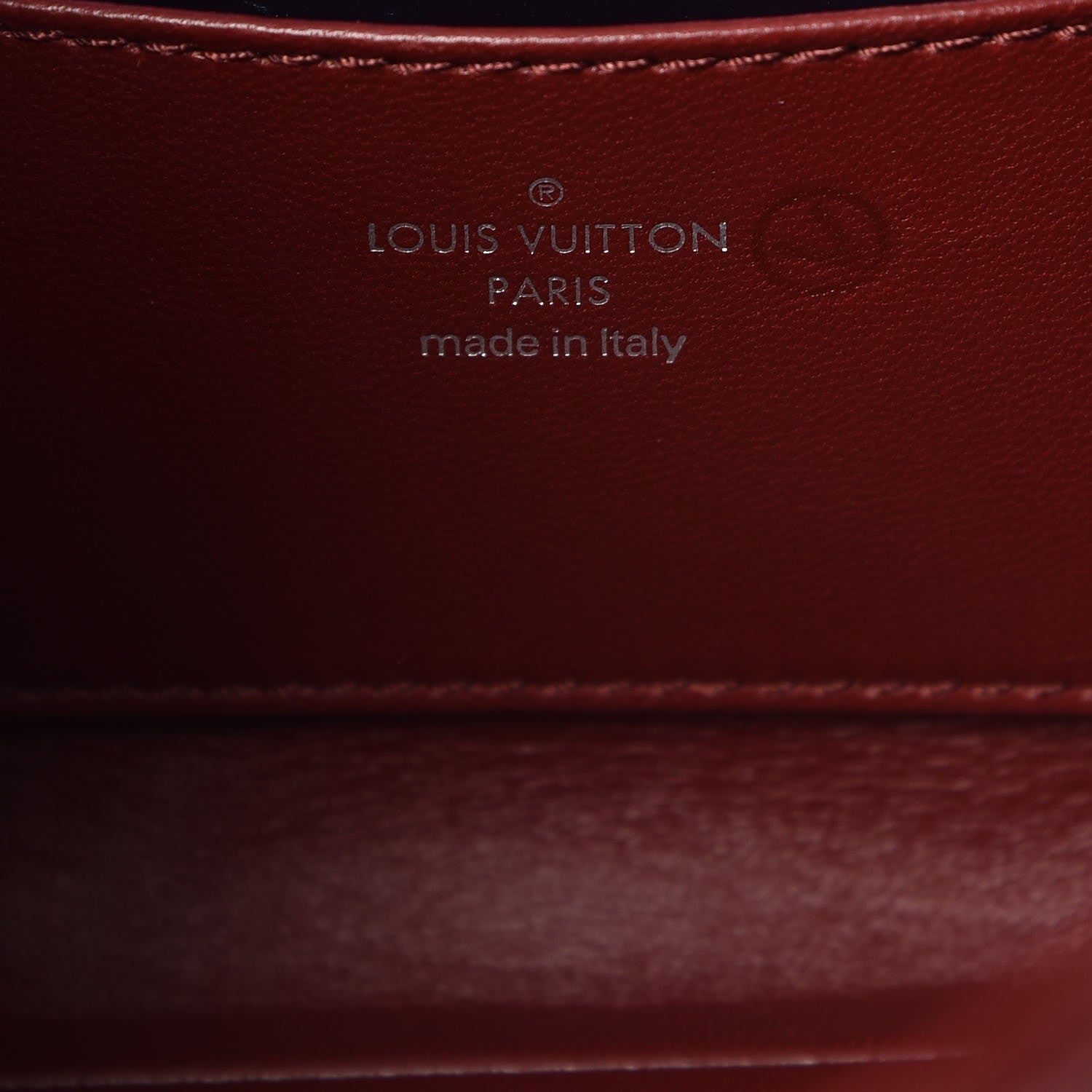 Louis Vuitton Lambskin Malletage GO-14 PM Bordeaux 6 of 8