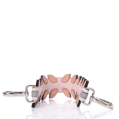 Fendi Calfskin Leaf Mini Strap You Pink Multicolor 2 of 3