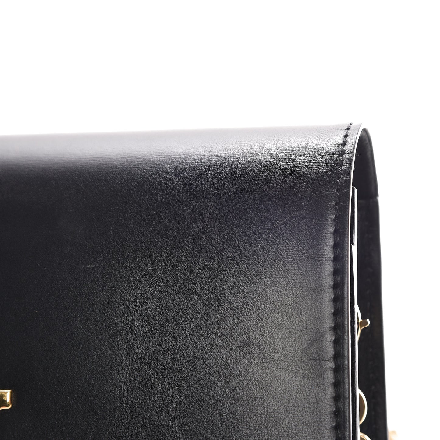 Calfskin Chain Louise GM Black