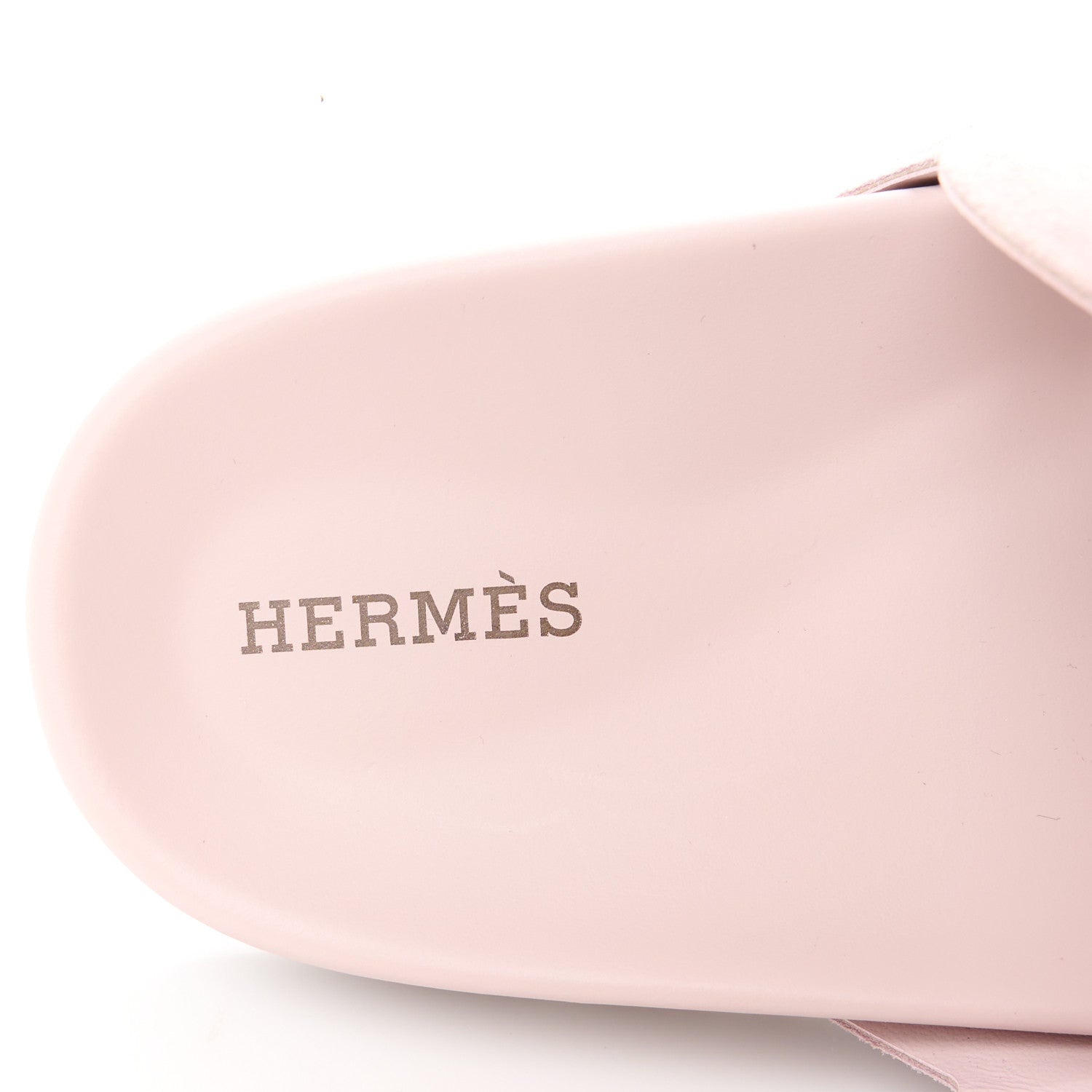 Hermes Suede Goatskin Extra Sandals 38 Rose Porcelain 7 of 9
