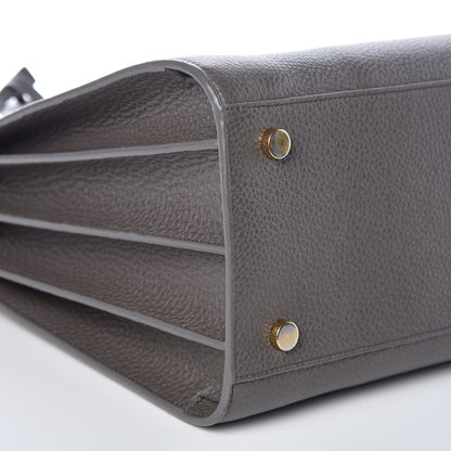 Saint Laurent Grained Calfskin Small Sac De Jour Fog 10 of 11