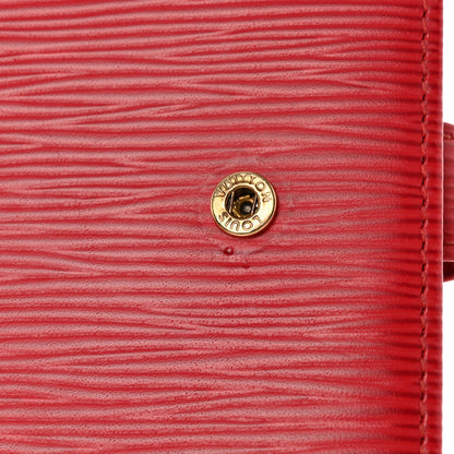 Louis Vuitton Epi Porte-Billets Compact Wallet Red 8 of 10