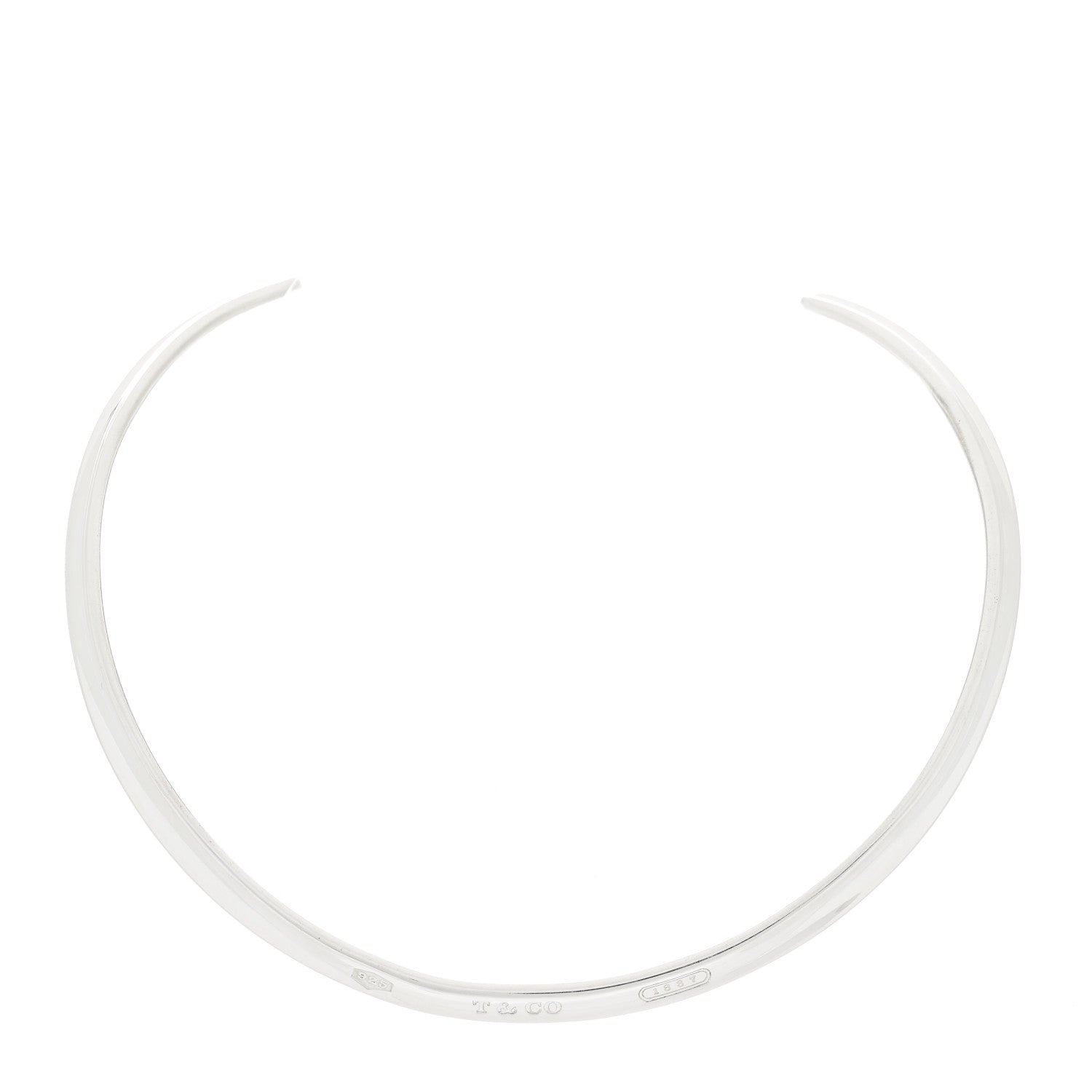Tiffany Sterling Silver 1837 Collar Necklace 1 of 4