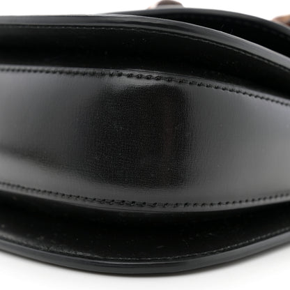 Gucci Boarded Dyana Lux Calfskin Web MIni Bamboo 1947 Top Handle Bag Black 11 of 12