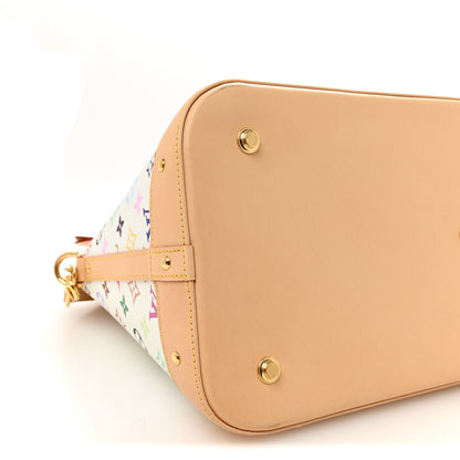 Louis Vuitton LV x TM Monogram Multicolor Alma Travel White 8 of 9