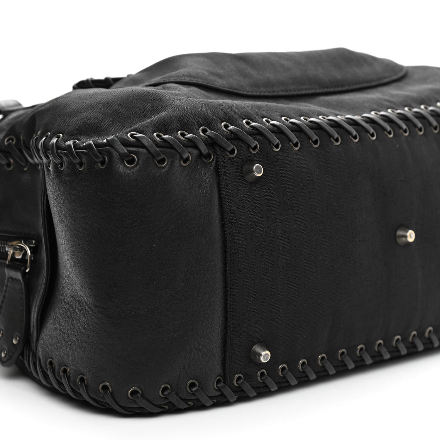 Christian Dior Monogram Ethnic Shoulder Bag Black 9 of 13