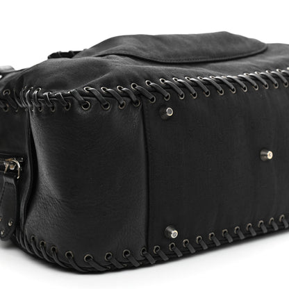 Christian Dior Monogram Ethnic Shoulder Bag Black 9 of 13