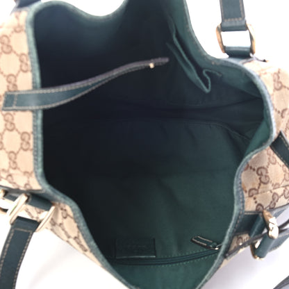 Gucci Monogram Medium Abbey Shoulder Bag Green 4 of 5