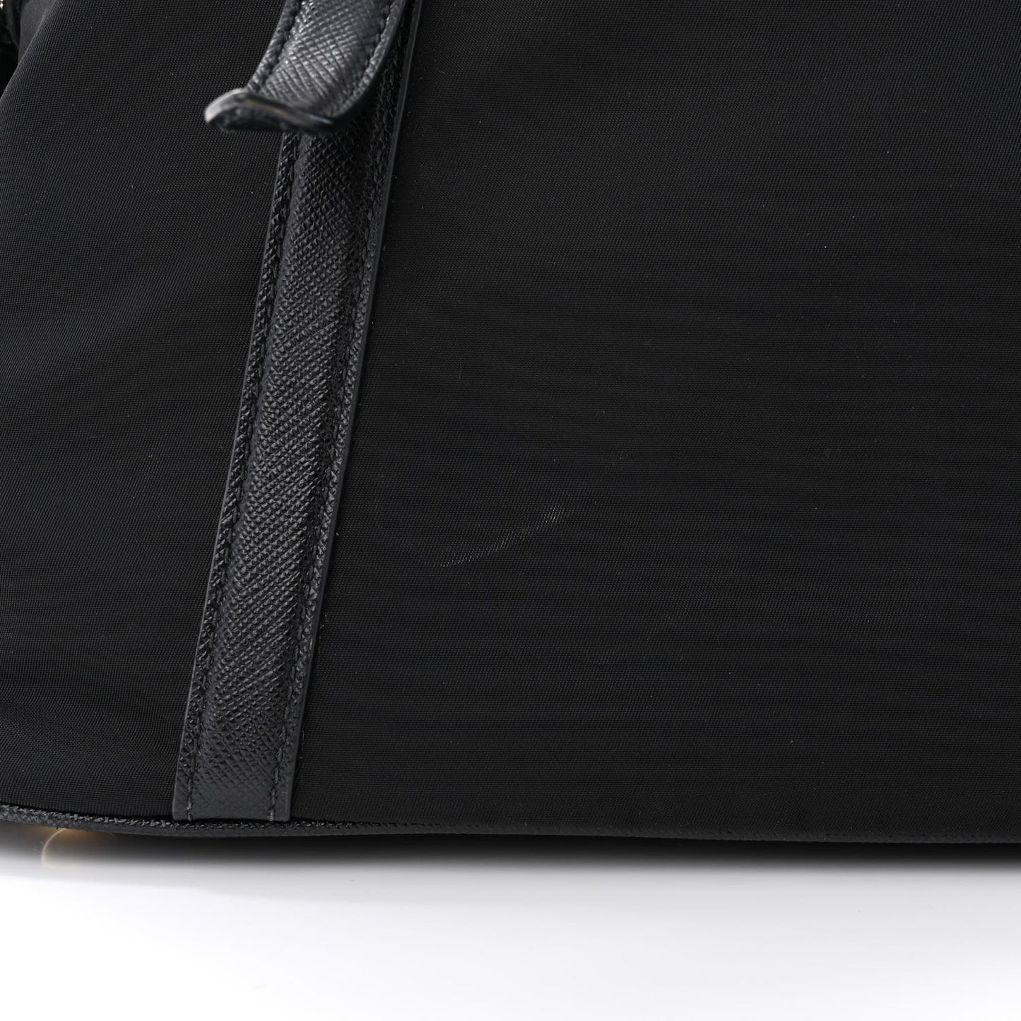 Tessuto Nylon Saffiano Tote Black