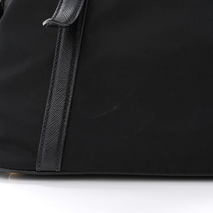 Prada Tessuto Nylon Saffiano Tote Black 14 of 14