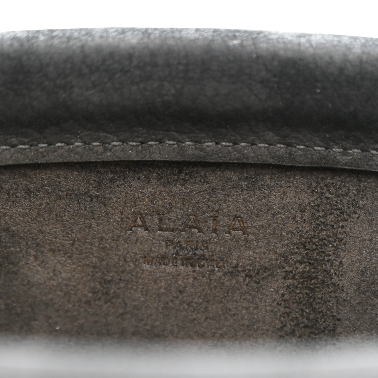 Suede Le Click East West Small Bag Black