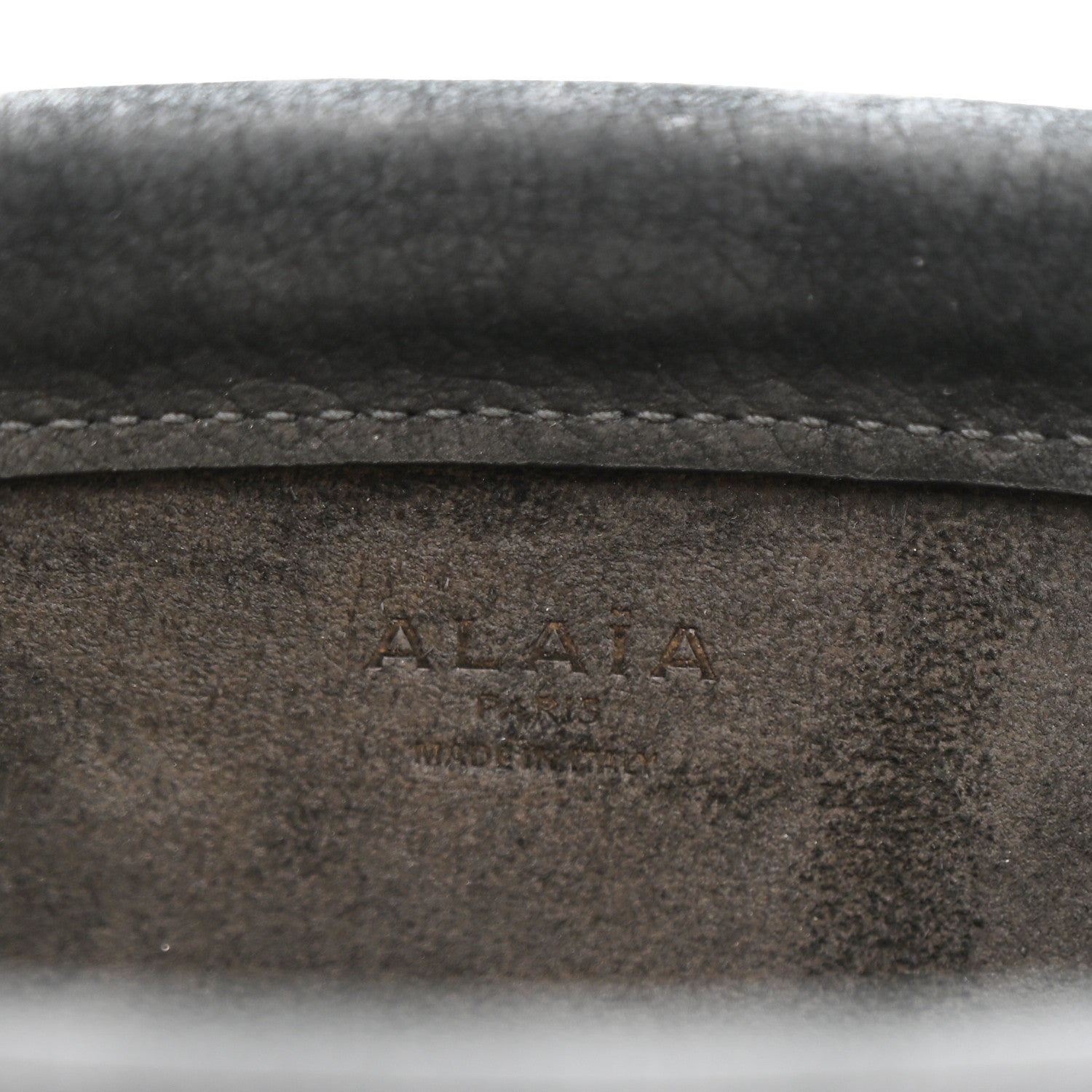 Alaia Suede Le Click East West Small Bag Black 6 of 9