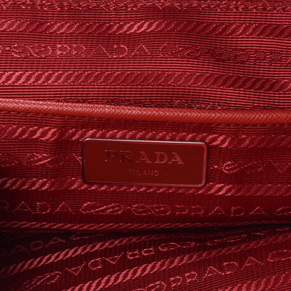 Prada Tessuto Nylon Saffiano Gingham Tote Bag 6 of 9