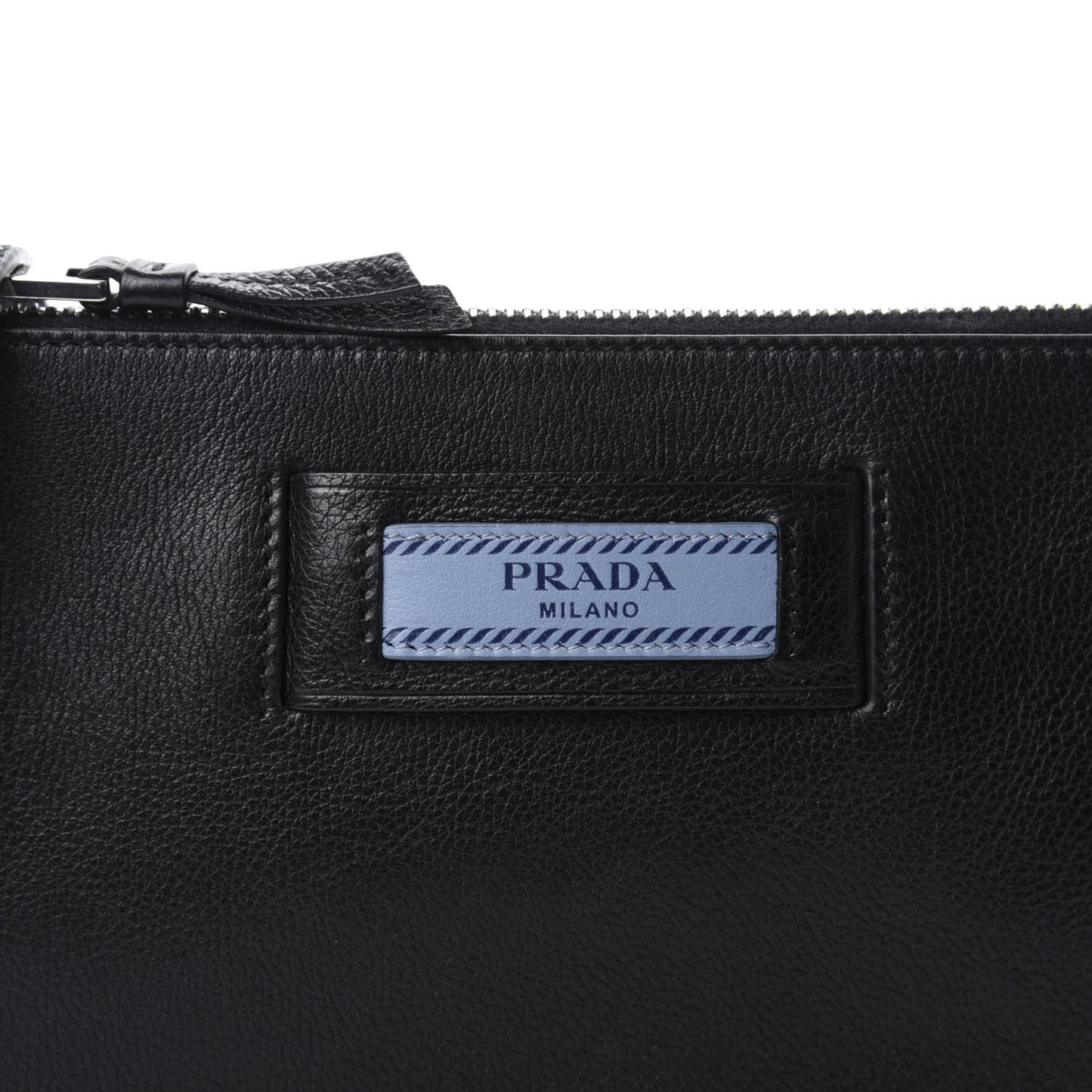 Glace Calf Etiquette Clutch Black