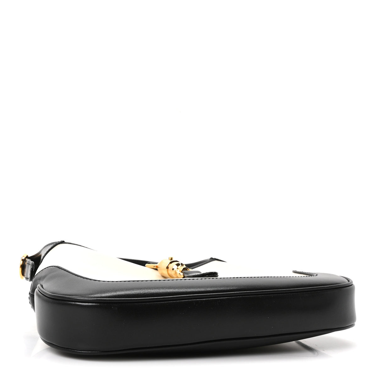 Boarded Dyana Lux Calfskin Bi-Color Small Jackie 1961 Hobo Mystic White Black