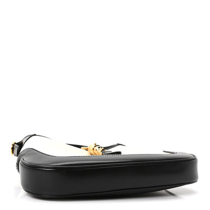 Gucci Boarded Dyana Lux Calfskin Bi-Color Small Jackie 1961 Hobo Mystic White Black 3 of 9