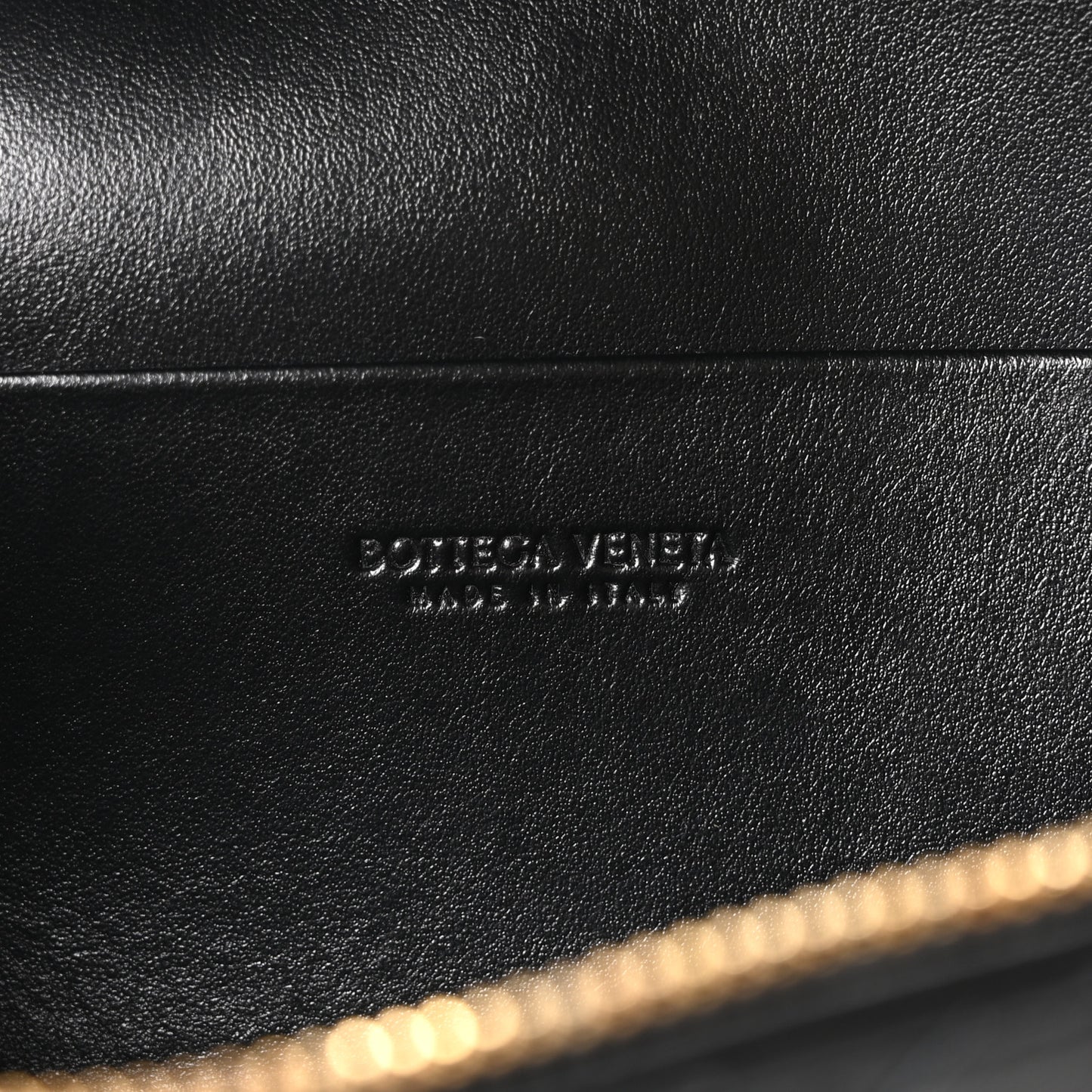 Calfskin Intrecciato Bang Bang Vanity Case Black