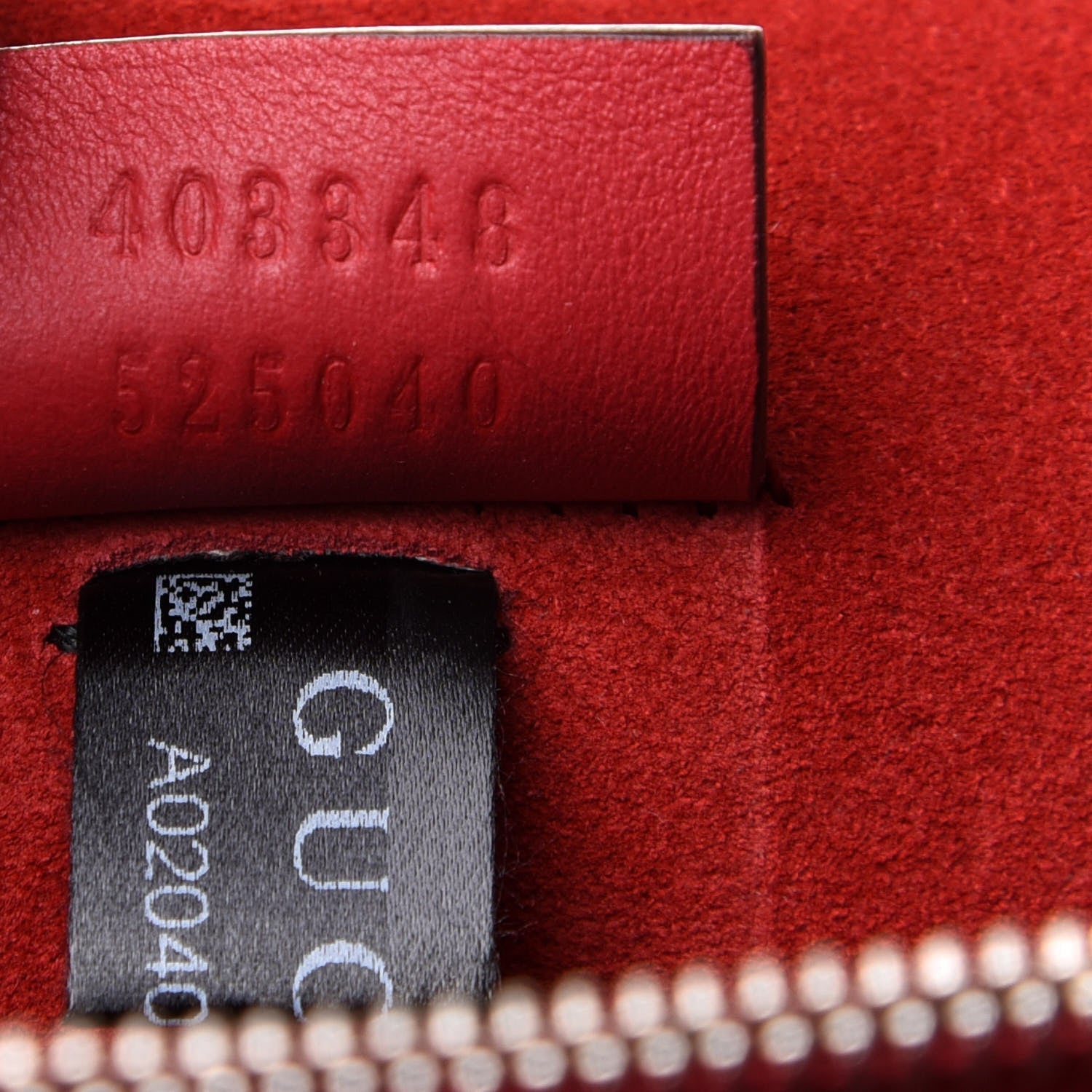 Gucci GG Supreme Monogram Suede Cudu Medium Dionysus Shoulder Bag Beige Ebony Vulcanic Red 7 of 11
