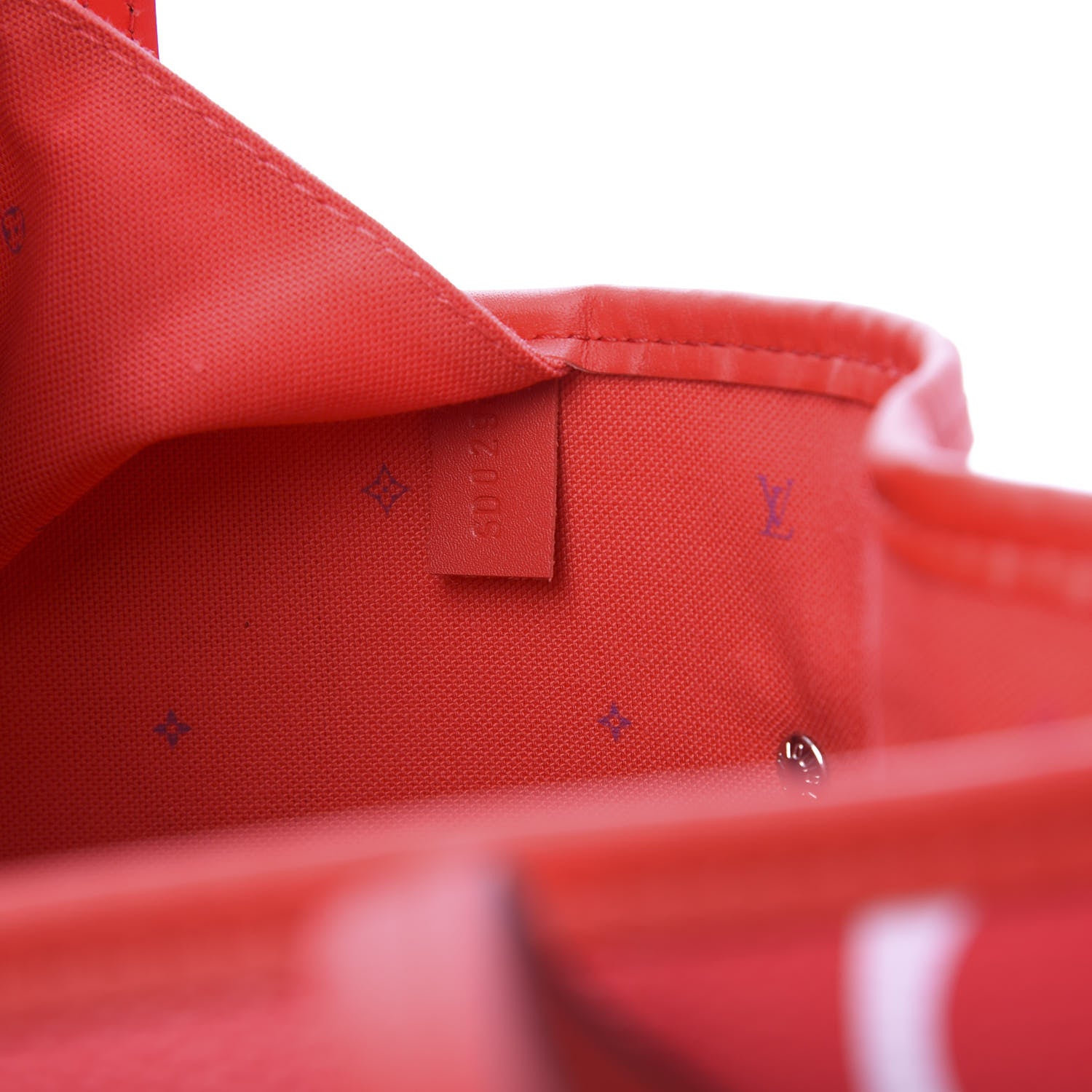 Louis Vuitton Monogram Escale Neverfull MM Rouge 7 of 11