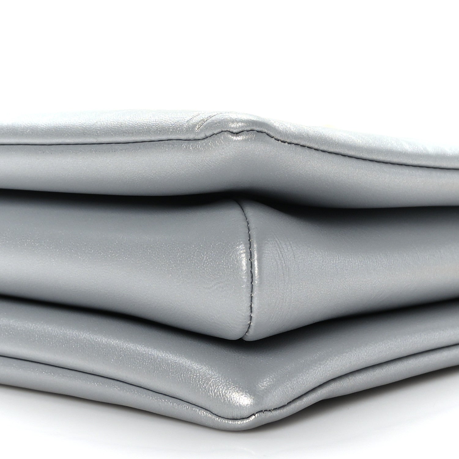Louis Vuitton Metallic Lambskin Embossed Monogram Coussin PM Silver 9 of 9