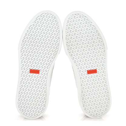 Hermes Calfskin Mens Deep Sneakers 39.5 White Naturel 6 of 12