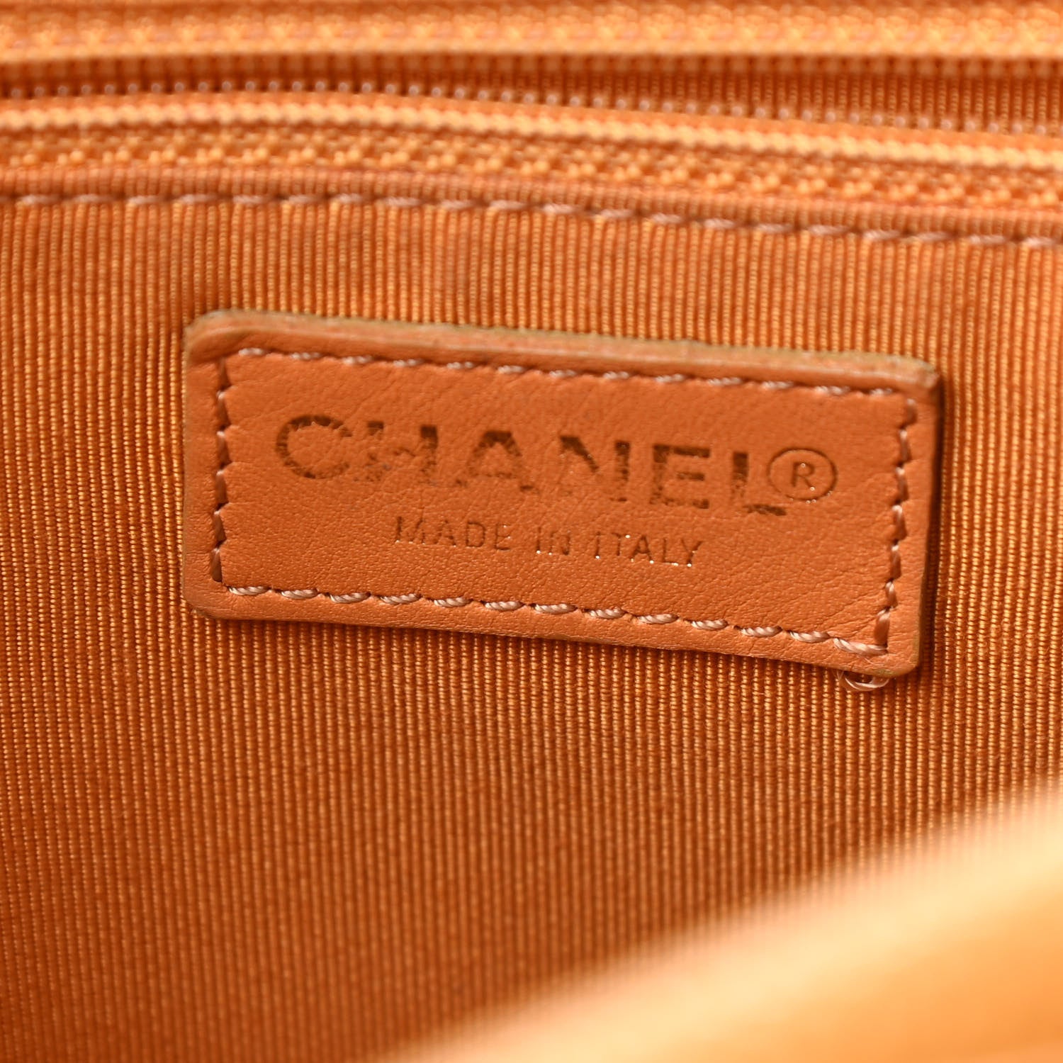 Chanel Caviar Quilted Petit Timeless Shopping Tote PTT Ochre 5 of 8