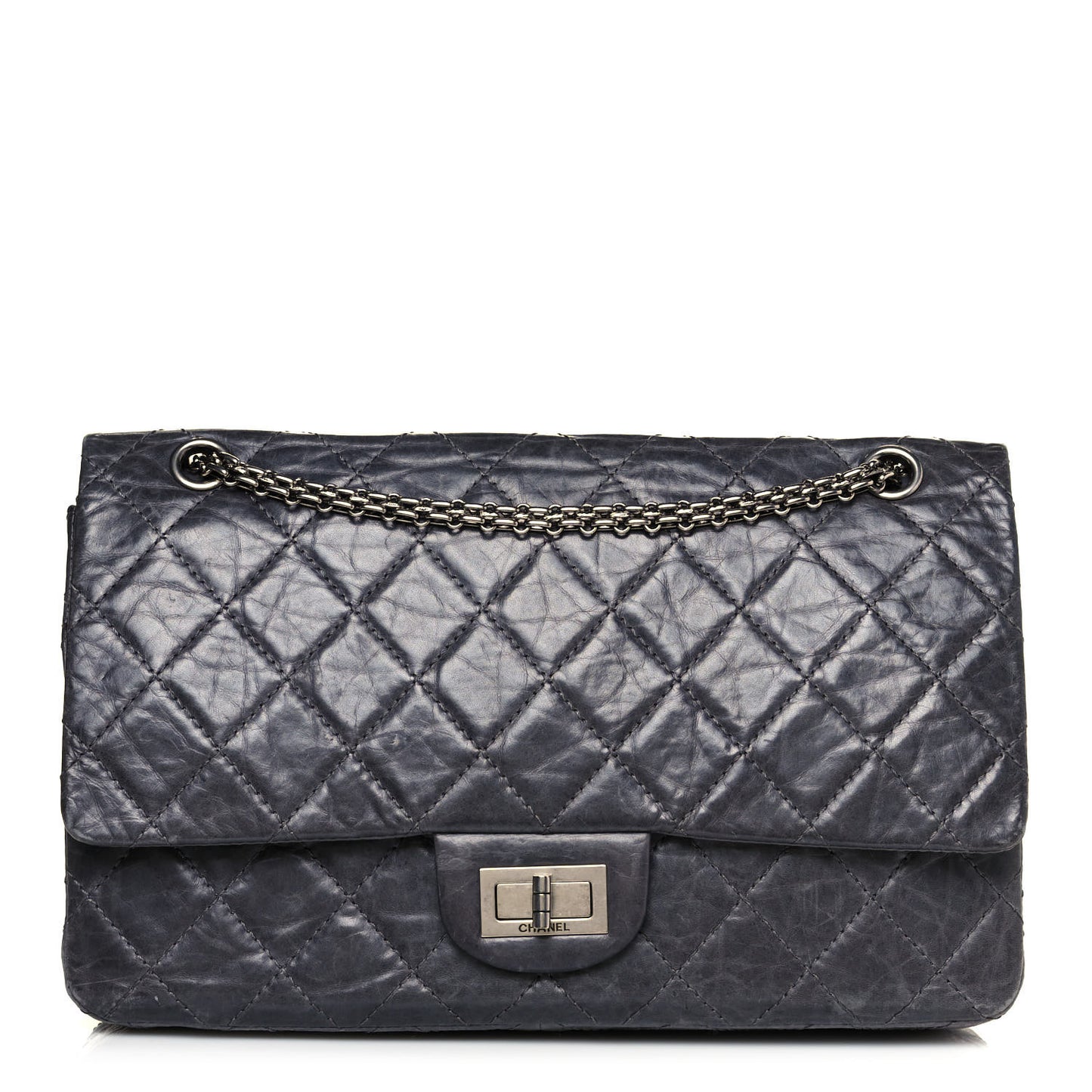 Aged Calfskin 50th Anniversary 2.55 Reissue 227 Flap Gris