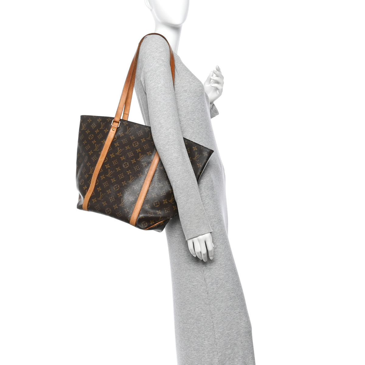Louis Vuitton Monogram Sac Shopping Tote 2 of 11