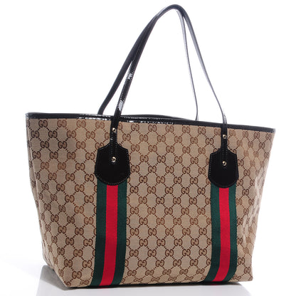 Gucci Monogram Web Large Jolie Tote Brown 3 of 9